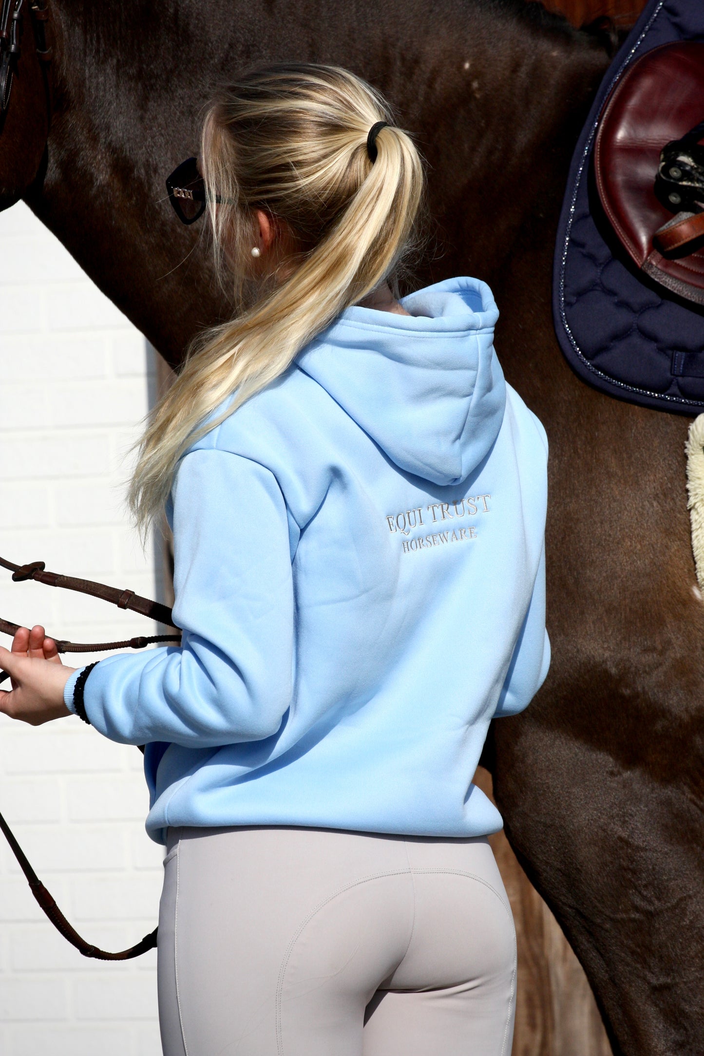 Hoodie light blue