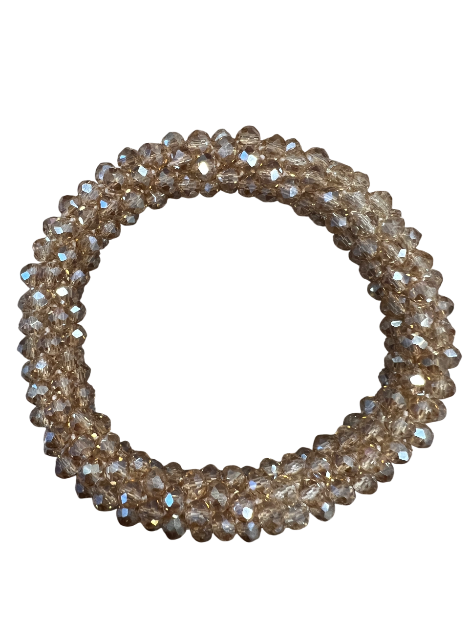 Crystal haarelastiek Gold