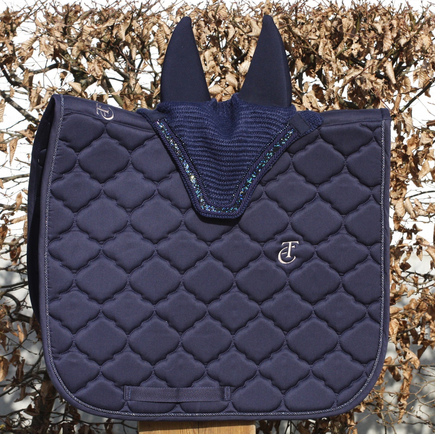 Navy zadeldek dressuur