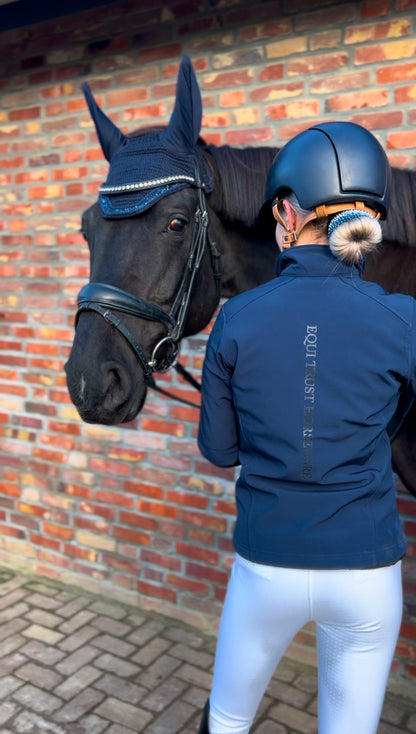 Crystal haarelastiek Navy