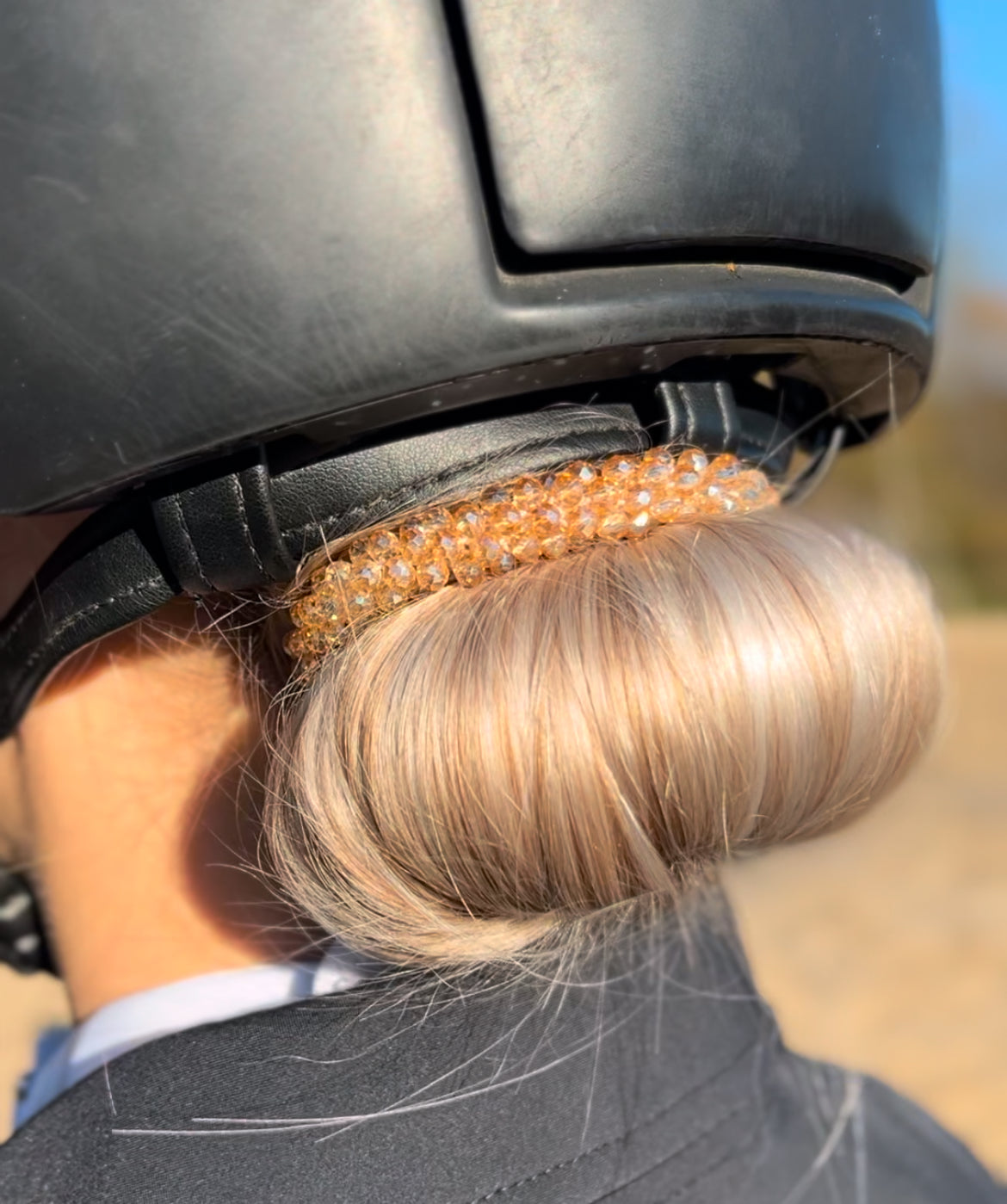 Crystal haarelastiek Gold