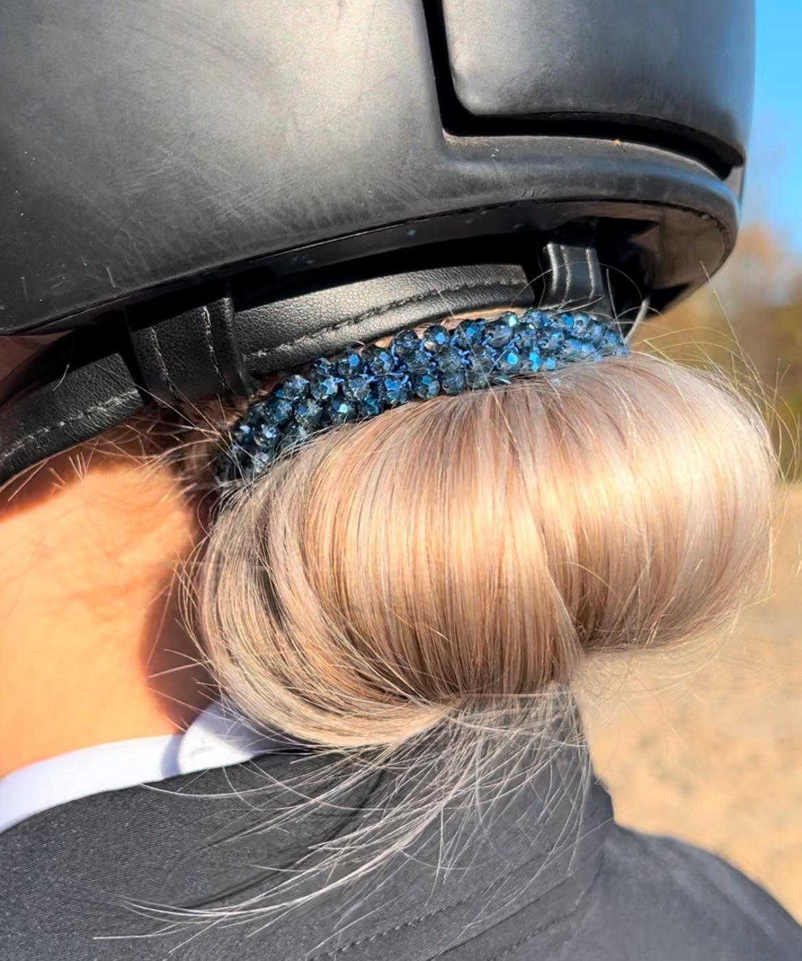 Crystal haarelastiek Navy