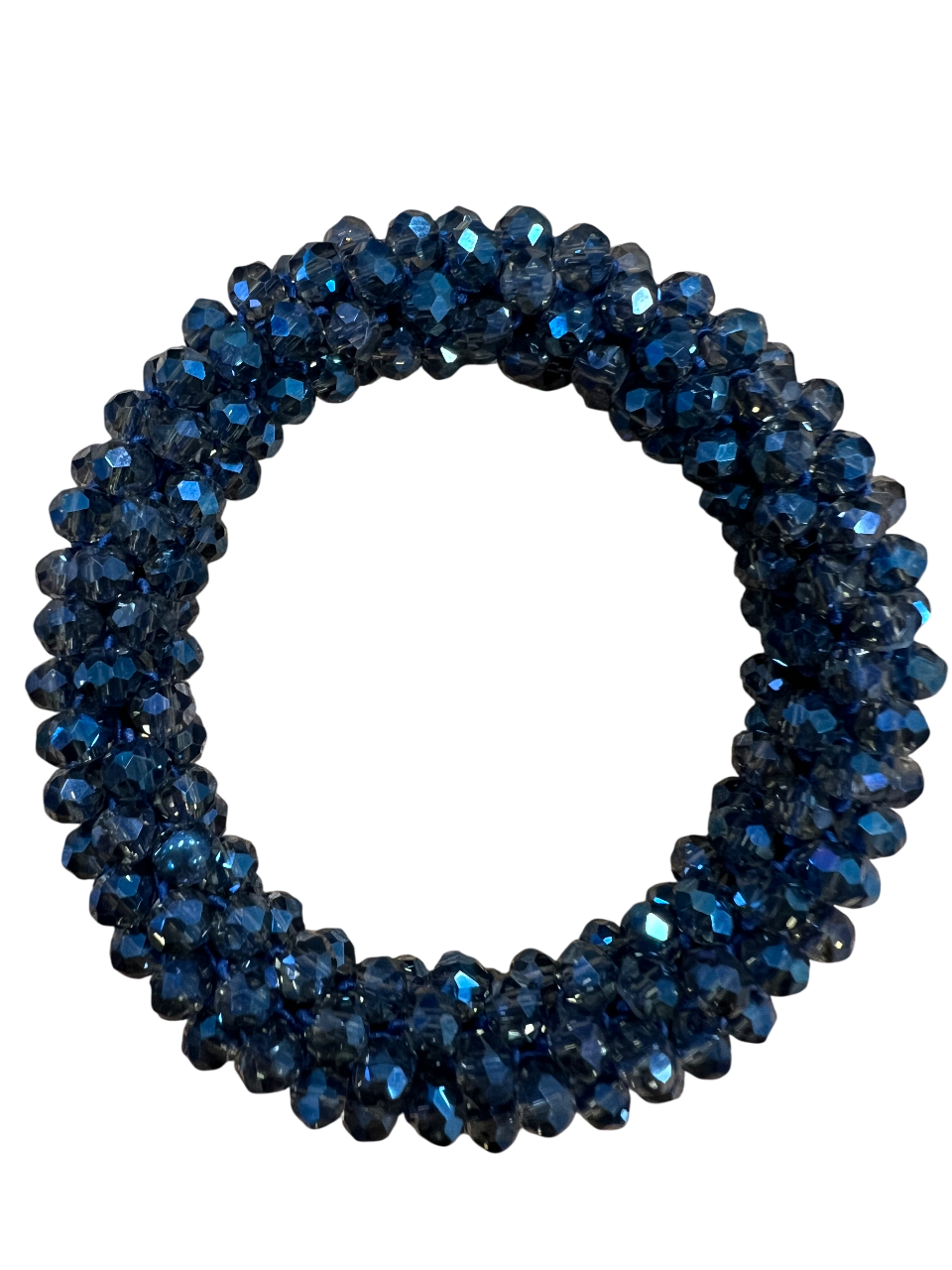 Crystal haarelastiek Navy