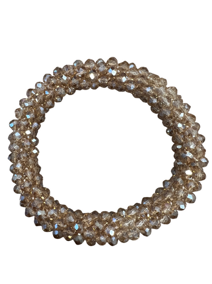 Crystal haarelastiek Gold